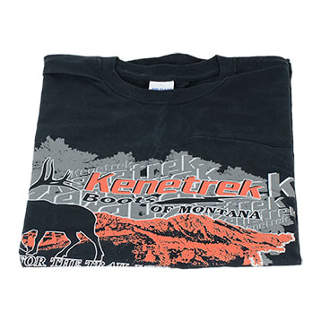 Kenetrek Logo T-Shirt Black Short Sleeve KEQ-TBLK-SS-L