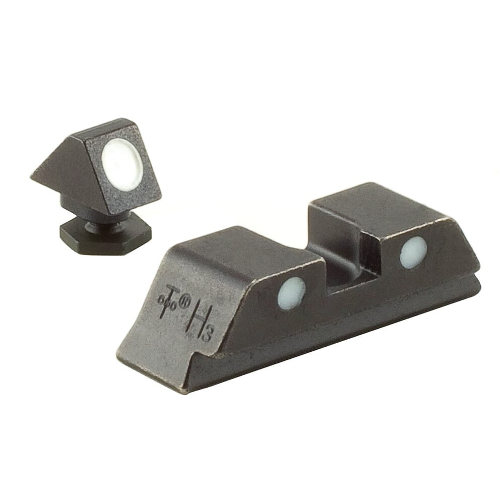 Trijicon Bright & Tough 3-Dot Night Sight Set for All Glock Models - NO TRITIUM 600234