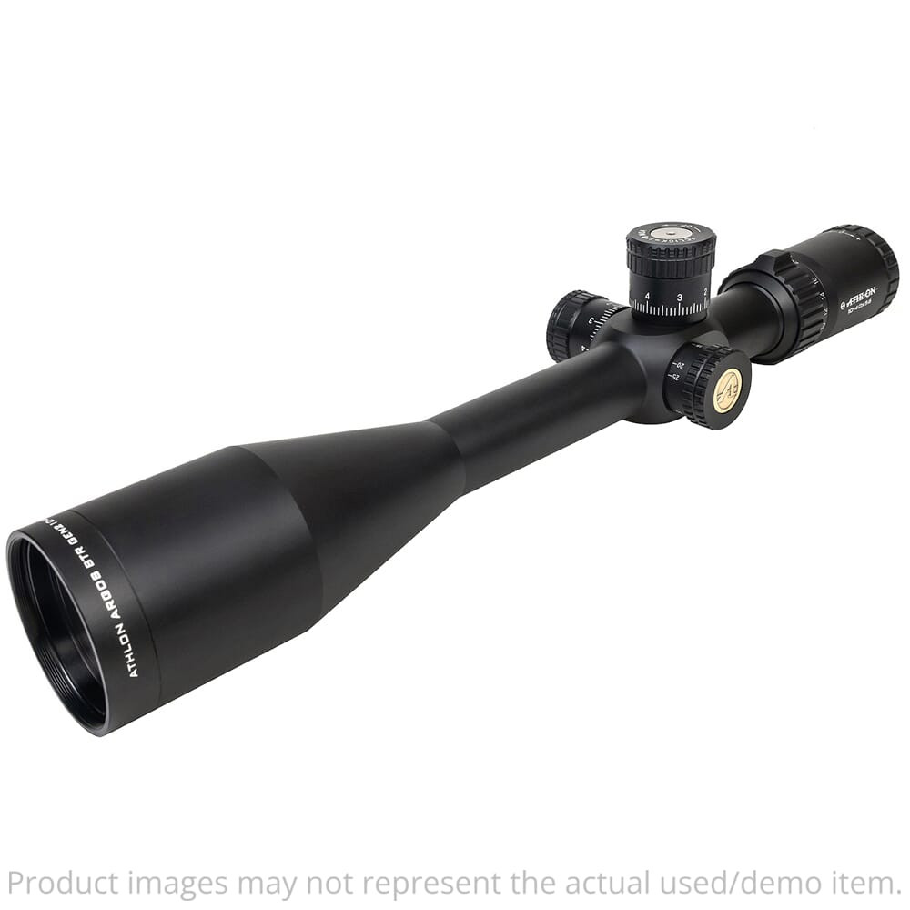 Athlon USED Argos BTR 10-40X56mm Direct Dial Side Focus 30mm BLR SFP MOA Riflescope 214071 - Slight Ring Marks UA4582