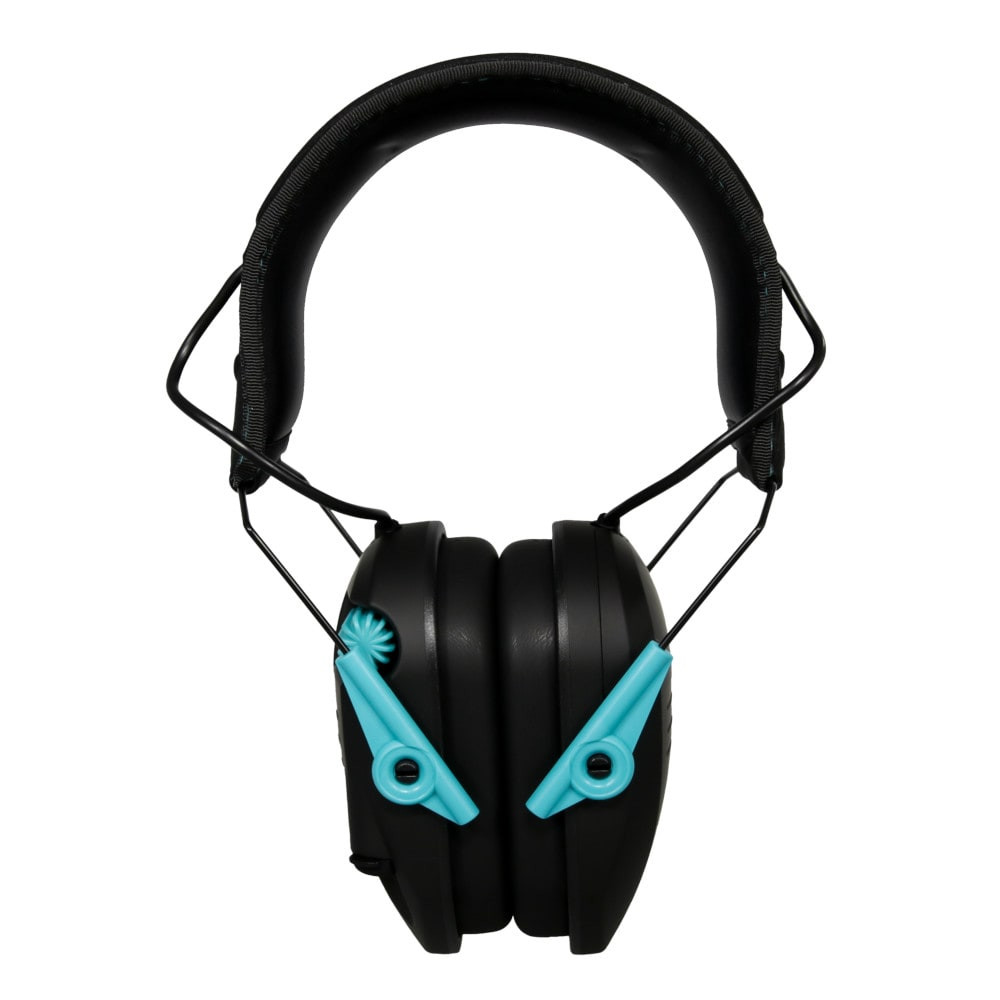 Walker's Razor Slim Electronic Muff Black/Teal Accent Electronic Ear Muffs GWP-RSEM-TL