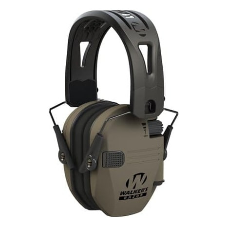 Walker's Razor Tacti-Grip Muff FDE Electronic Ear Ear Muffs GWP-RSEMRH-FDE
