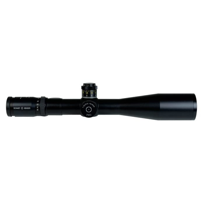 Schmidt  Bender PMII 4-16x50 L/P DT P4F, FFP 1/4 MOA CW. This is a consignment scope in very good condition with very light ring marks. Comes with lens cover-Hancock2