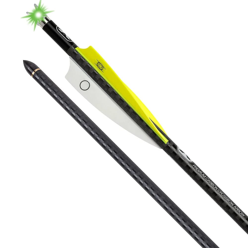 TenPoint EVO-X CenterPunch Alpha-Blaze Carbon 16" .001" Arrows 36pk Green HEA-759.36