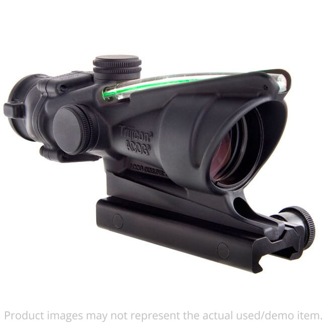 Trijicon USED TA31F-G ACOG 4x32 Dual Illum Green Chevron 223 Ballistic Reticle w/TA51 Mount 100218 - Excellent Condition UA4716