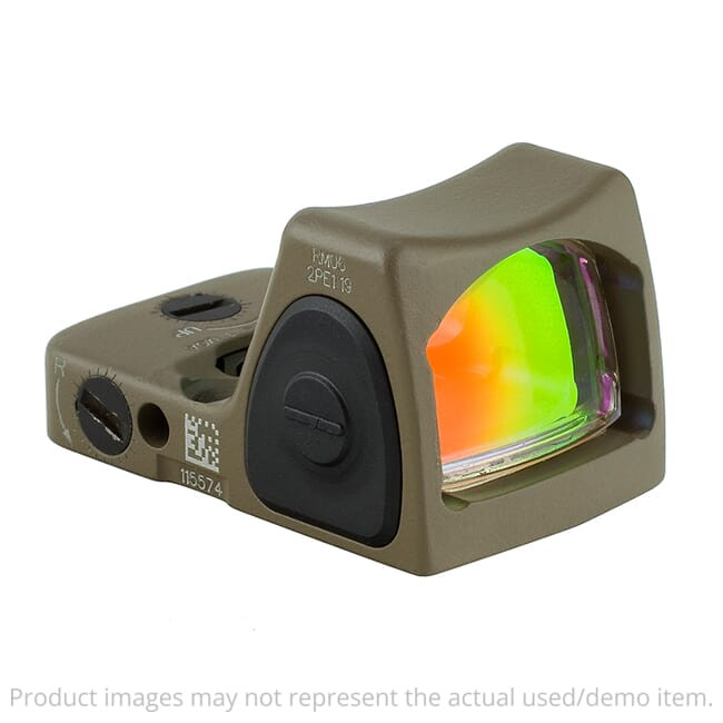 Trijicon USED 3.25 Adj Red RMR Type 2 - CK FDE RM06-C-700696 Small Paint chips UA4768