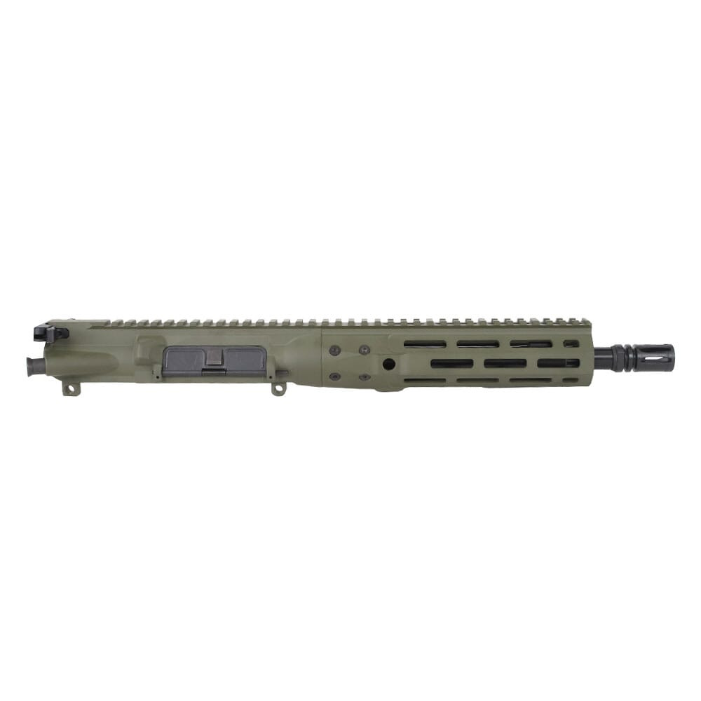 LWRC ICDI M-LOK Direct Impingement 5.56mm NATO 10.5" 1:7" 1/2x28 Bbl OD Green Complete Upper Receiver ICDIU5ODG10ML