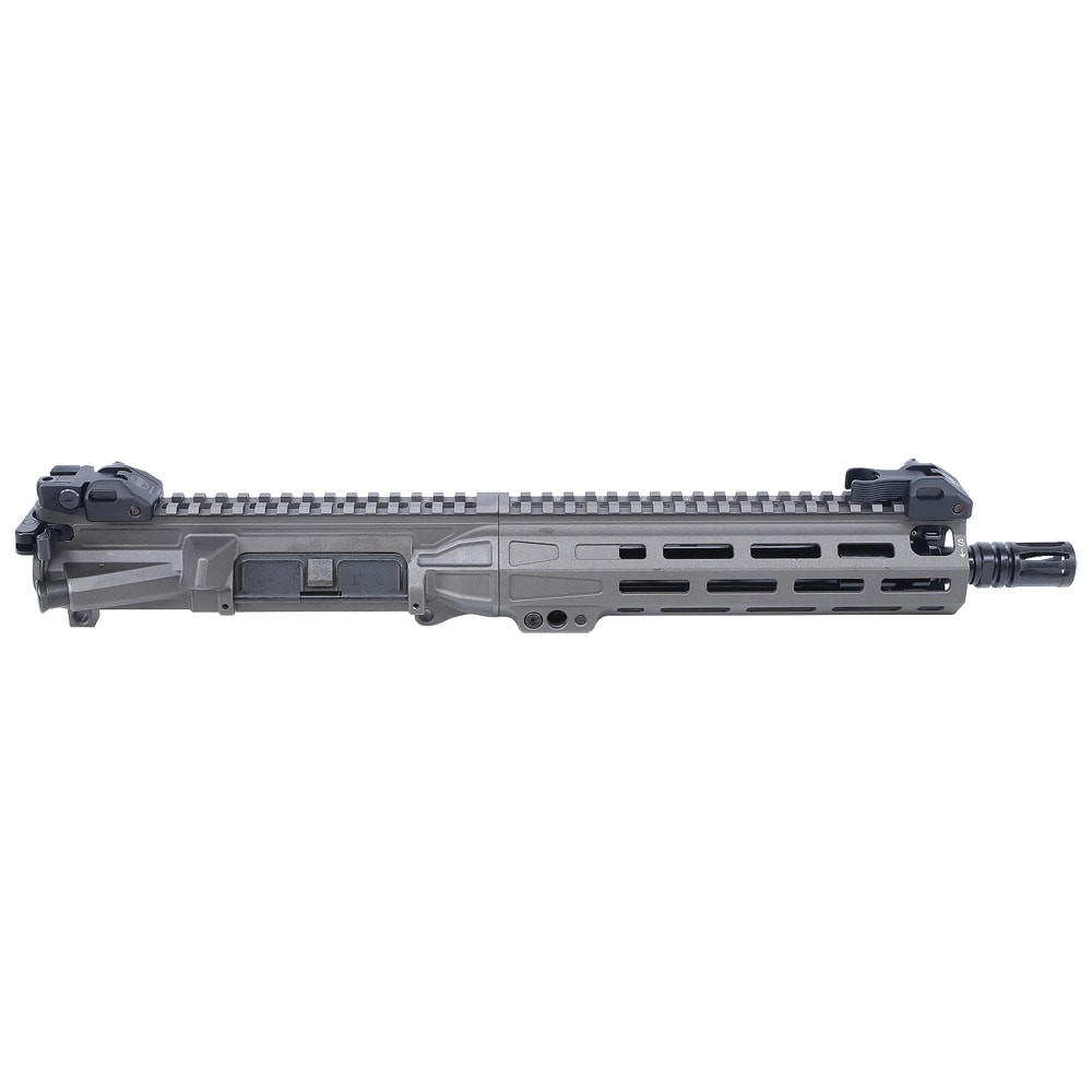 LWRC ICMKII 5.56mm 10" 1/7" 1/2x28 Tungsten Grey Short Barrel Rifle Upper ICMKIIU5TG10S