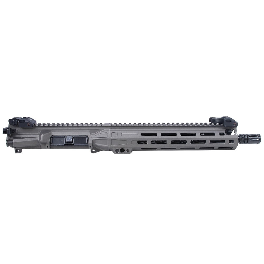 LWRC ICMKII 5.56mm 12" 1/7" 1/2x28 Tungsten Grey Short Barrel Rifle Upper ICMKIIU5TG12S