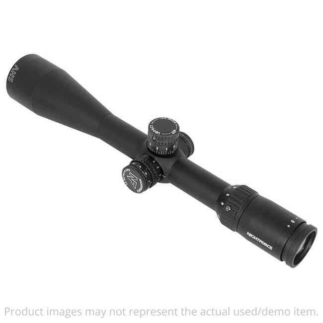 Nightforce USED SHV 4-14x50 F1 .25 MOA-illuminated MOAR reticle C556 Light Ring Marks, Damaged Box UA4810