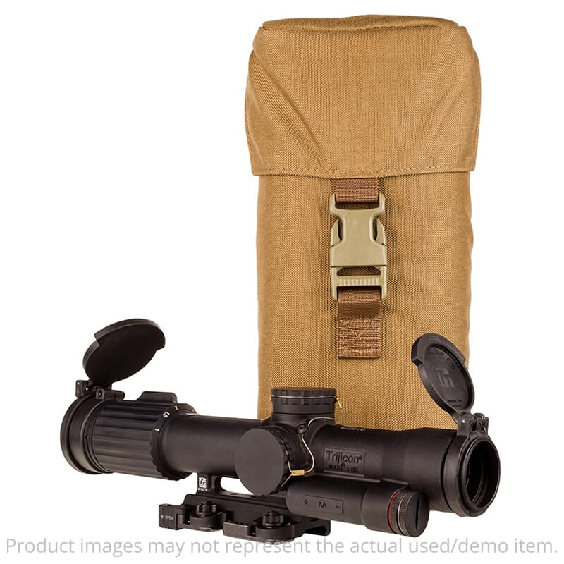 Trijicon USED USMC SCO VCOG 1-8x28mm Red MRAD Tree Reticle Riflescope  w/LaRue LT799 Mount, Tenebraex Flip Caps & Soft Case VC18-C-2400012 Excellent Condition, Turret Dial Scratched UA4940