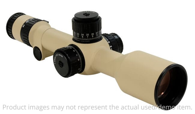 Hensoldt USED ZF 3.5-26x56 Riflescope Sand 10221071-HZF352656-TMMX Open Box, Light Ring Marks, Missing Ocular Cap UA4976