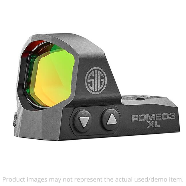 Sig Sauer USED ROMEO3 XL, 1x35mm, 6 MOA, 1.0 MOA Adjust, M1913 Mount, Black SOR32004 Open Packaging UA4990