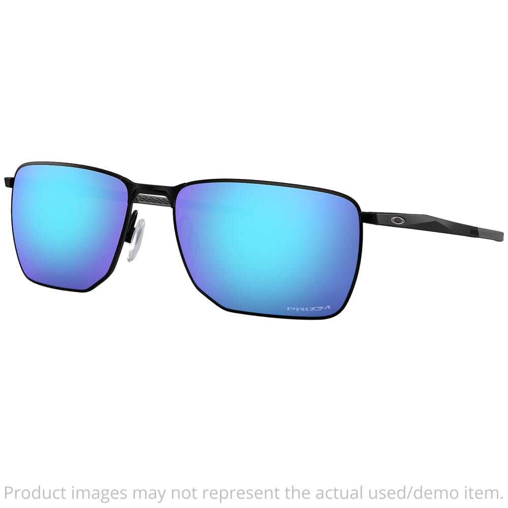 Oakley USED SI Ejector Matte Black w/PRIZM Sapphire Lenses OO4142-0958 Damaged Packaging UA5047