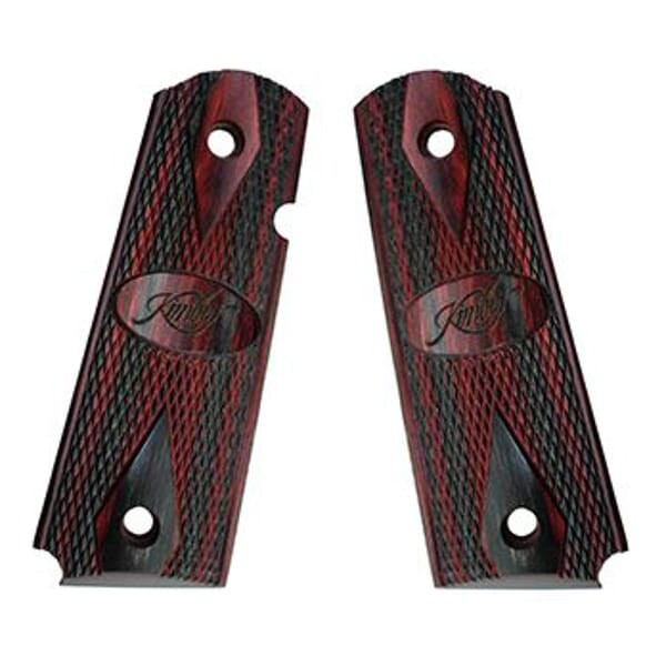 Kimber Ruby/Charcoal laminate Full-Size Grips 1100211A