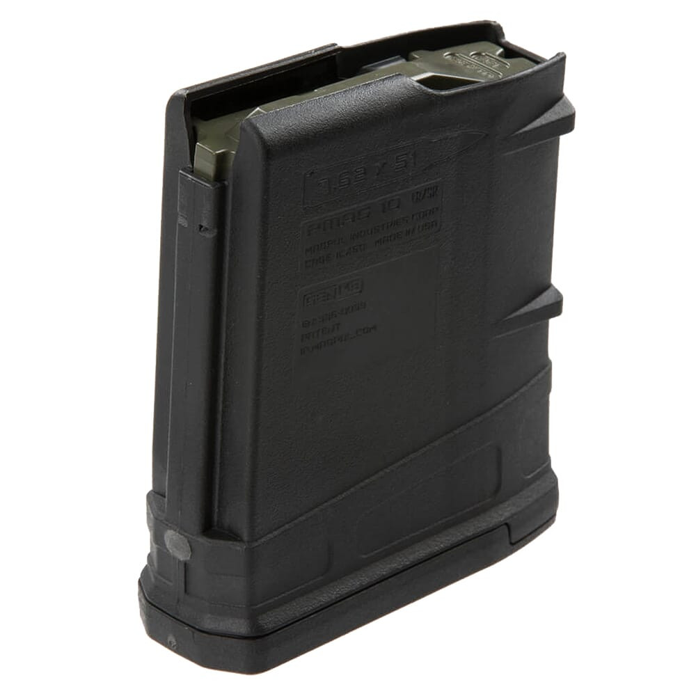 Magpul Industries PMAG 10 LR/SR Gen M3 for SR25/M110 .308 Win/7.62x51mm NATO 10rd Black Magazine MAG290-BLK