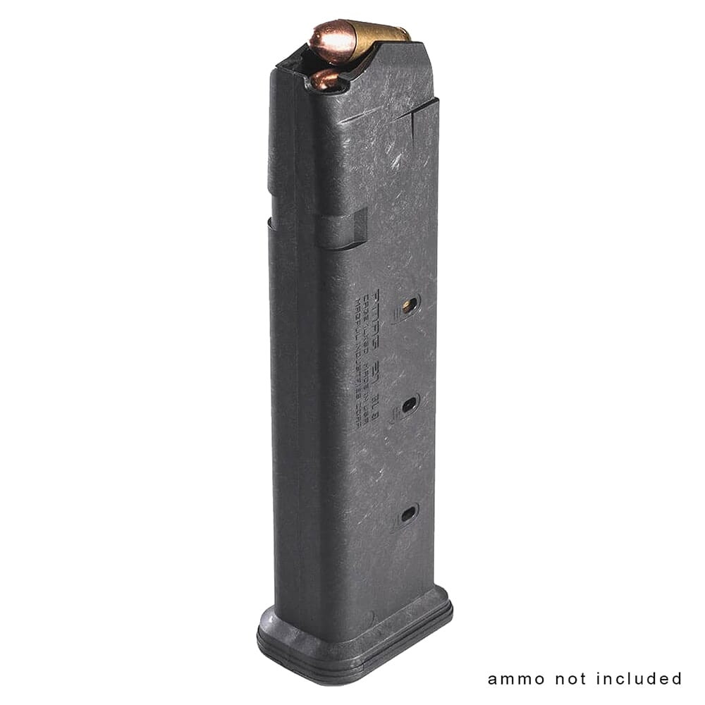 Magpul 21rd 9mm PMAG GL9 Magazine for Glock w/ Window-Holes, Black MAG661-BLK