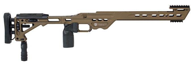 Masterpiece Arms BA Chassis Rem700 LA RH Burnt Bronze