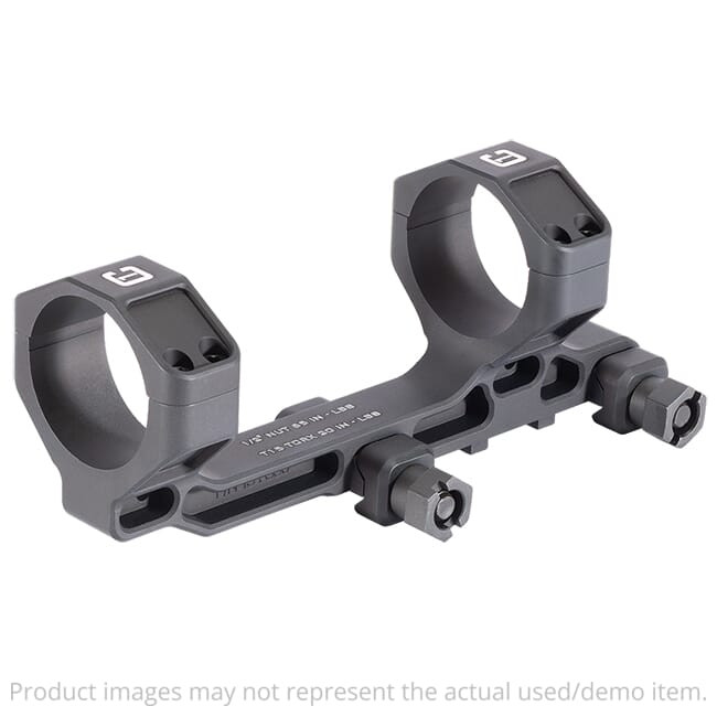 Badger USED Ordnance C.O.M.M. 30mm 1.54" 0MOA Black Scope Mount 154-300B - Excellent Condition w/ Box UA5477