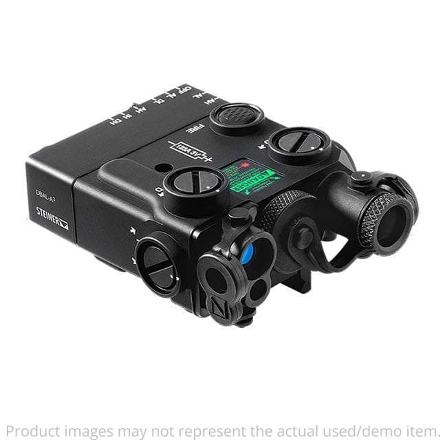 Steiner USED DBAL-A3, Class IIIa, IR - Class I, Green Laser .7mW Black 9008 - Excellent Condition w/ Box - No Manual UA5489