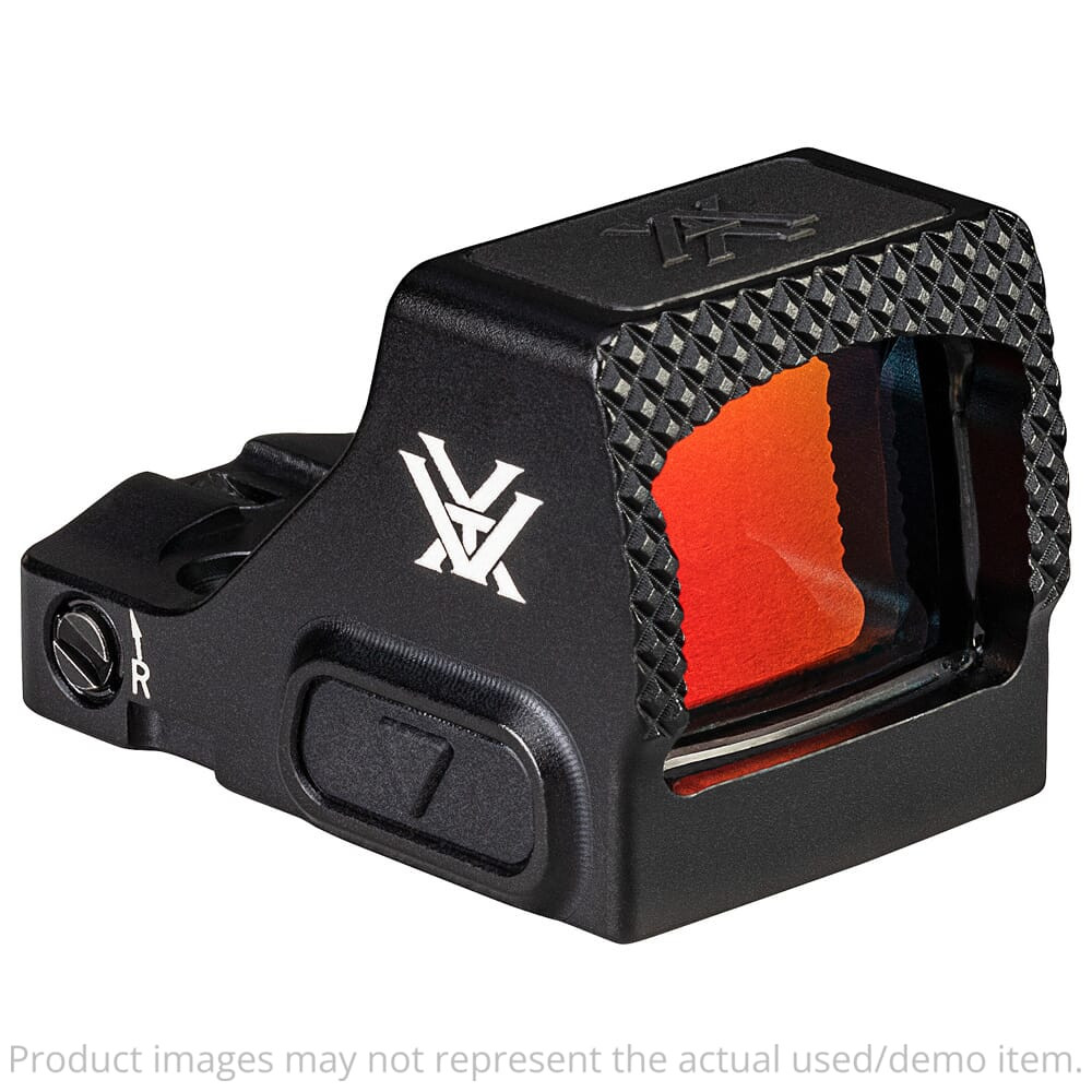 Vortex USED Defender-CCW 6 MOA Red Dot Sight w/Shim Plate, Lens Cloth, CR1632 Battery, Tool & Screw Set DFCCW-MRD6 - No Pic-Rail Mount, No Rubber Cover, Light Wear UA5649