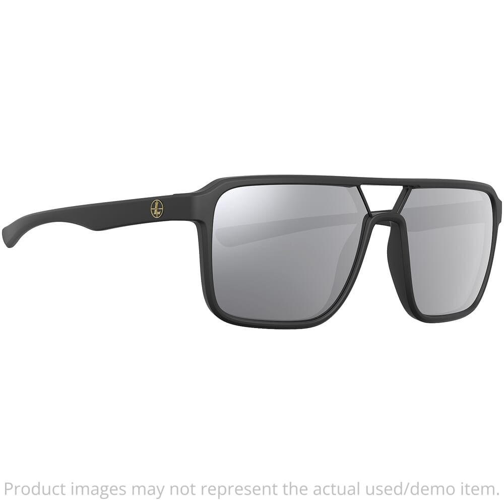Leupold USED Bridger Matte Black Performance Eyewear w/Shadow Gray Flash Lenses 182672 - No Box/Paperwork UA5817