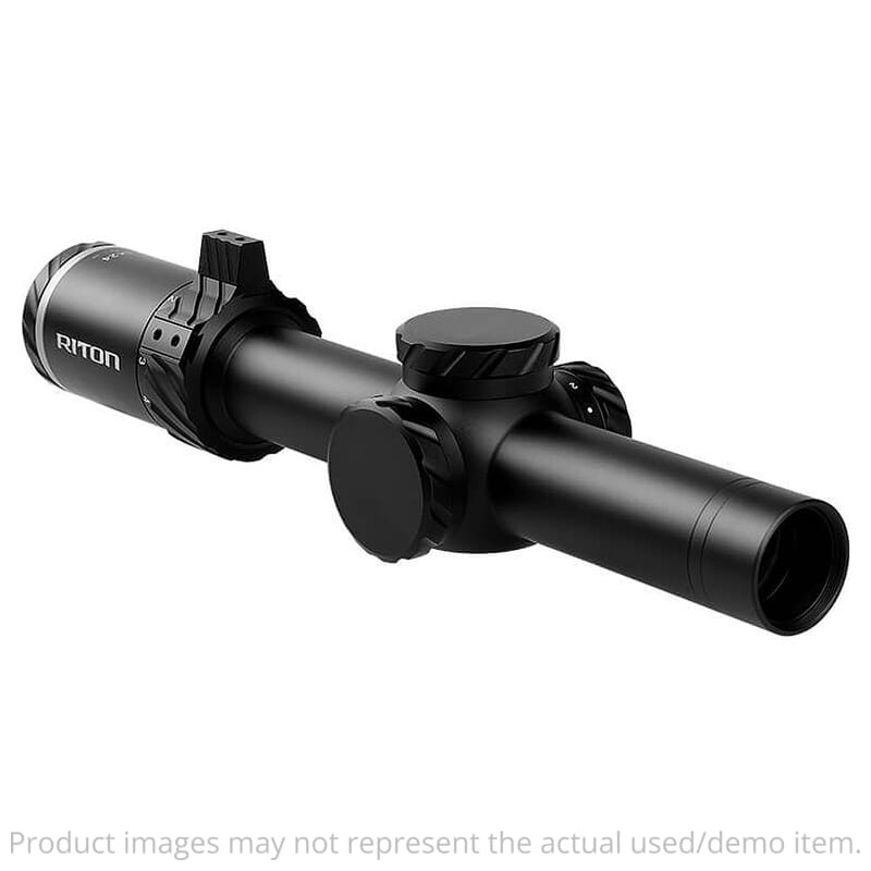 Riton Optics USED X3 Tactix Black 1-8x24mm SFP MOA Riflescope 3T18ASIBLK23 - Like New - Damaged Box UA5860