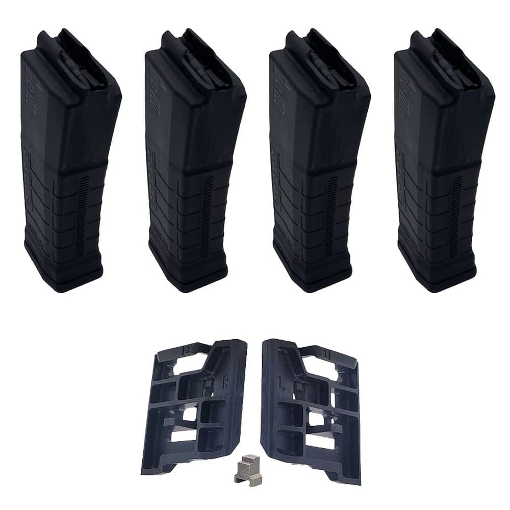 Desert Tech Quattro-15 Loadout Kit w/(4) 53rd Quadmags & STANAG Adapter QTR-LK-B53