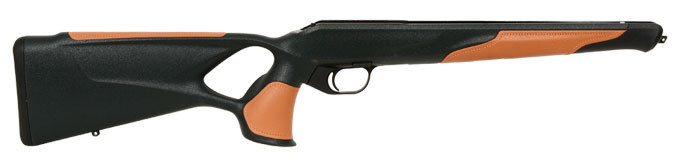 Blaser R8 PG Success with Terracotta Leather Thumbhole Stock Receiver