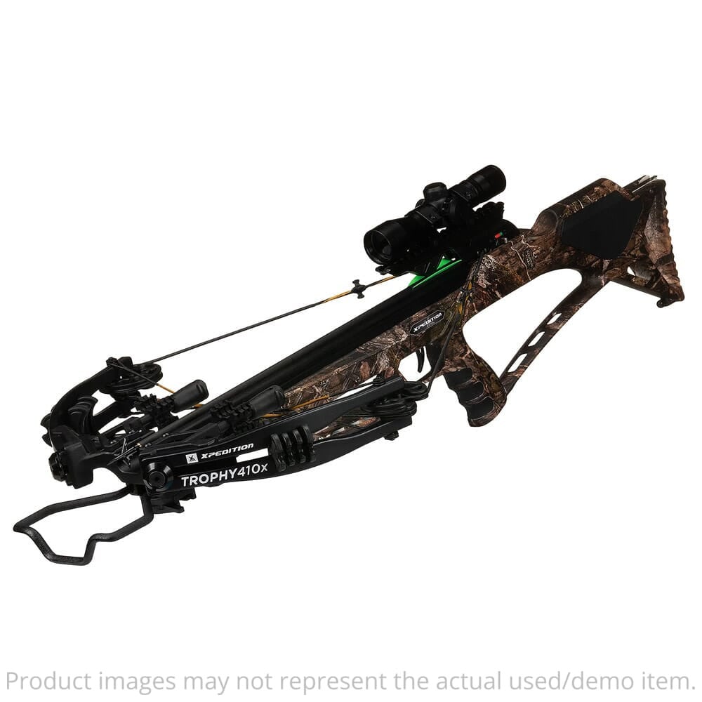 Xpedition Archery USED Trophy410X Mossy Oak Country DNA Crossbow XACW1003 - Excellent Condition UA6001