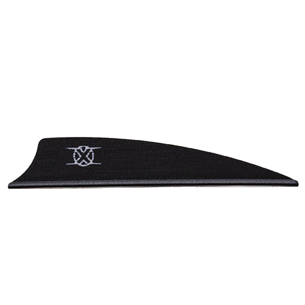 Bohning X Vane 2.25" Shield Cut Black 100pk 10772BK225