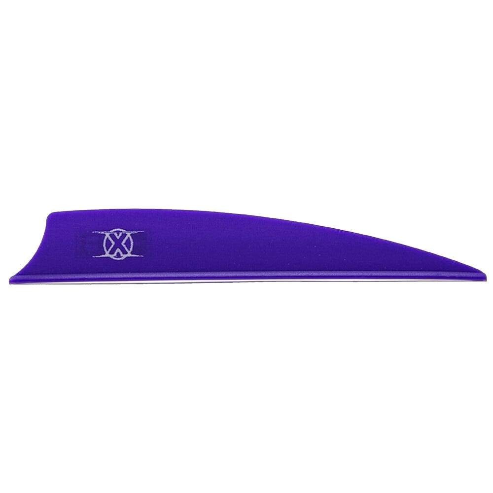 Bohning X Vane 3.5" Shield Cut Purple 100pk 10772PU35S