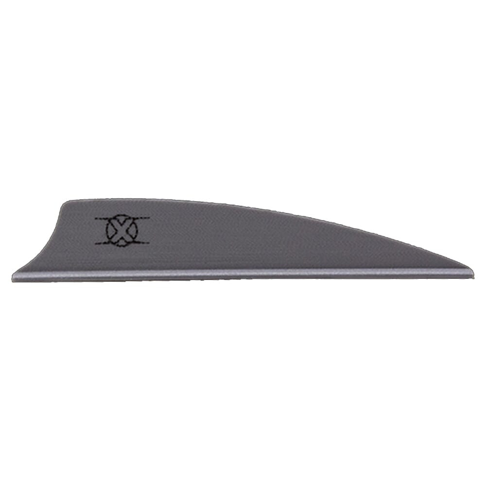 Bohning X Vane 2.25" Shield Cut Silver 100pk 10772SL225