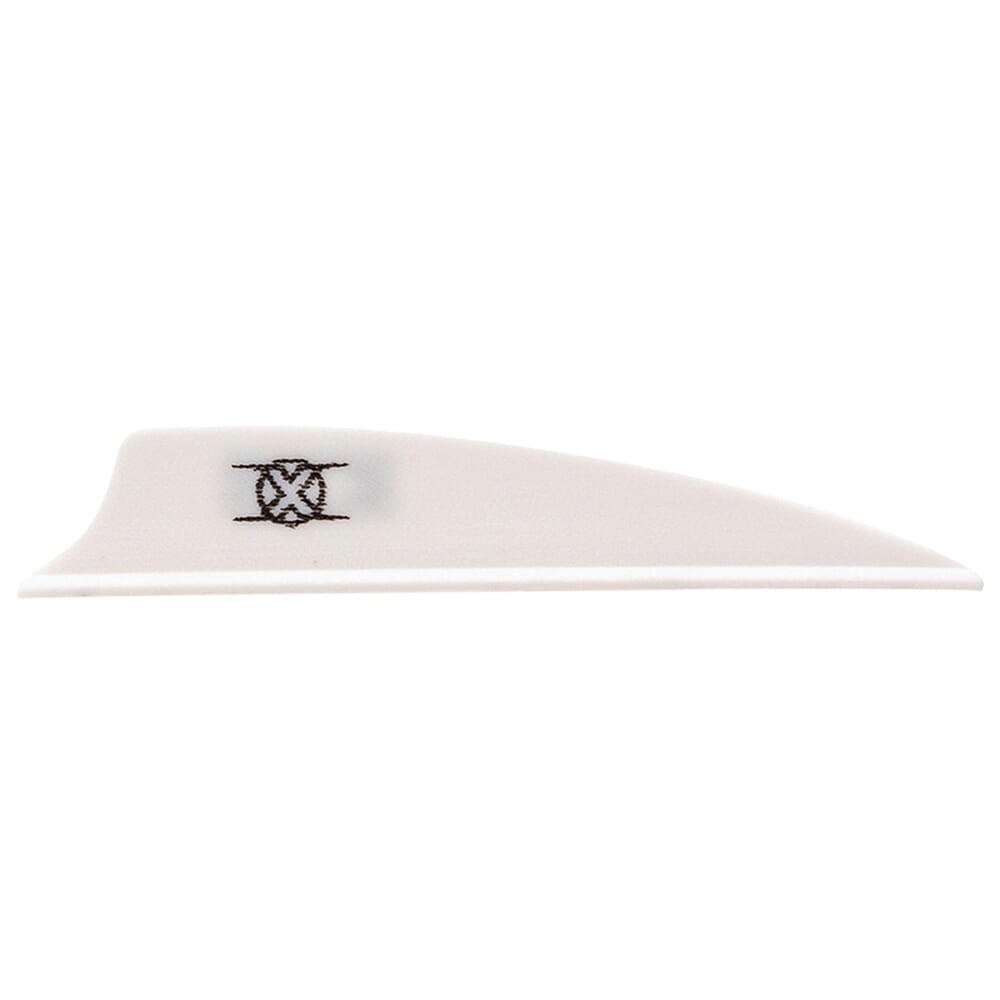Bohning X Vane 2.25" Shield Cut White 1000pk 10773WH225