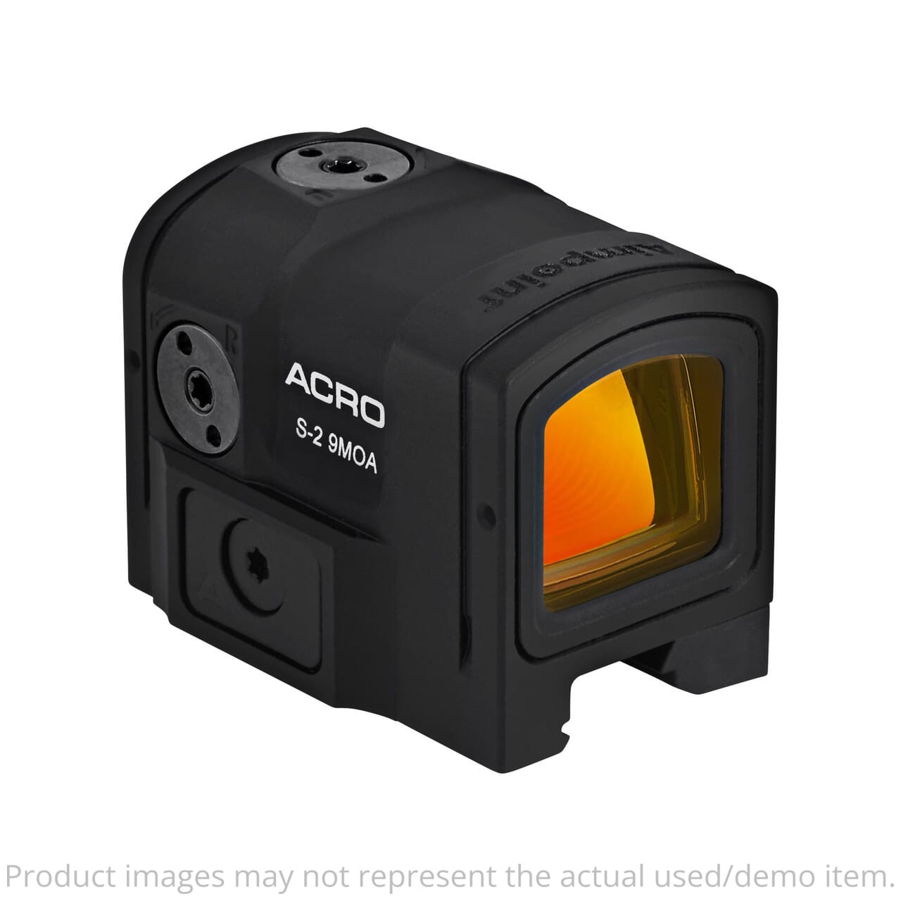 Aimpoint USED Acro S-2 9 MOA Red Dot Reflex Sight w/Integrated Shotgun Rib Mount 200907 - Excellent Condition - Battery Door Scratched UA6034