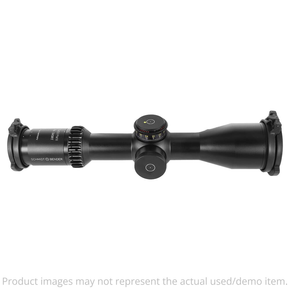 Schmidt Bender USED 5-20x50mm PM II Ultra Short LPI TREMOR5 1cm ccw DT27 MTC LT / ST ZC CT Riflescope 173-911-562-G8-E8 - Light Ring Marks - Excellent Condition UA6135
