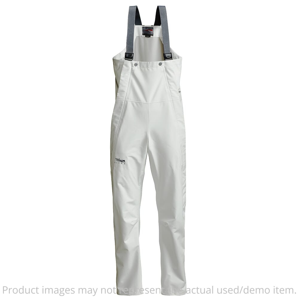 Sitka Gear USED Nodak Bib White XX Large 50250-WH-XXL - Light Dirt/Stains On Pant Leg UA6149