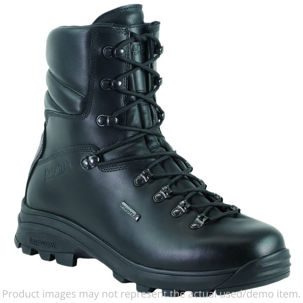 Kenetrek Hard Tactical Black 11.5W Mountain Boots KE-85-TAC-11.5W - Like New - Damaged Box UA6223