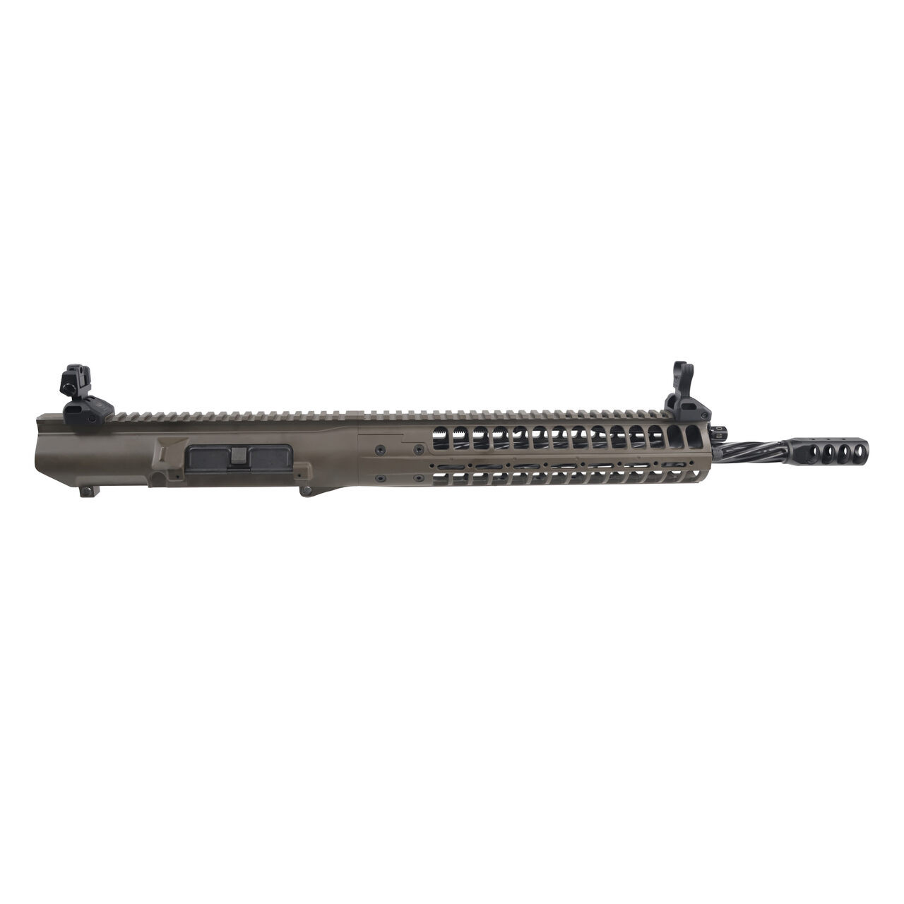LWRC REPR MKII 7.62mm NATO 16.1" 1:10" 5/8x24 Spiral Fluted Bbl Patriot Brown CA Compliant Complete Upper Receiver REPRMKIIU7PBCF16SC