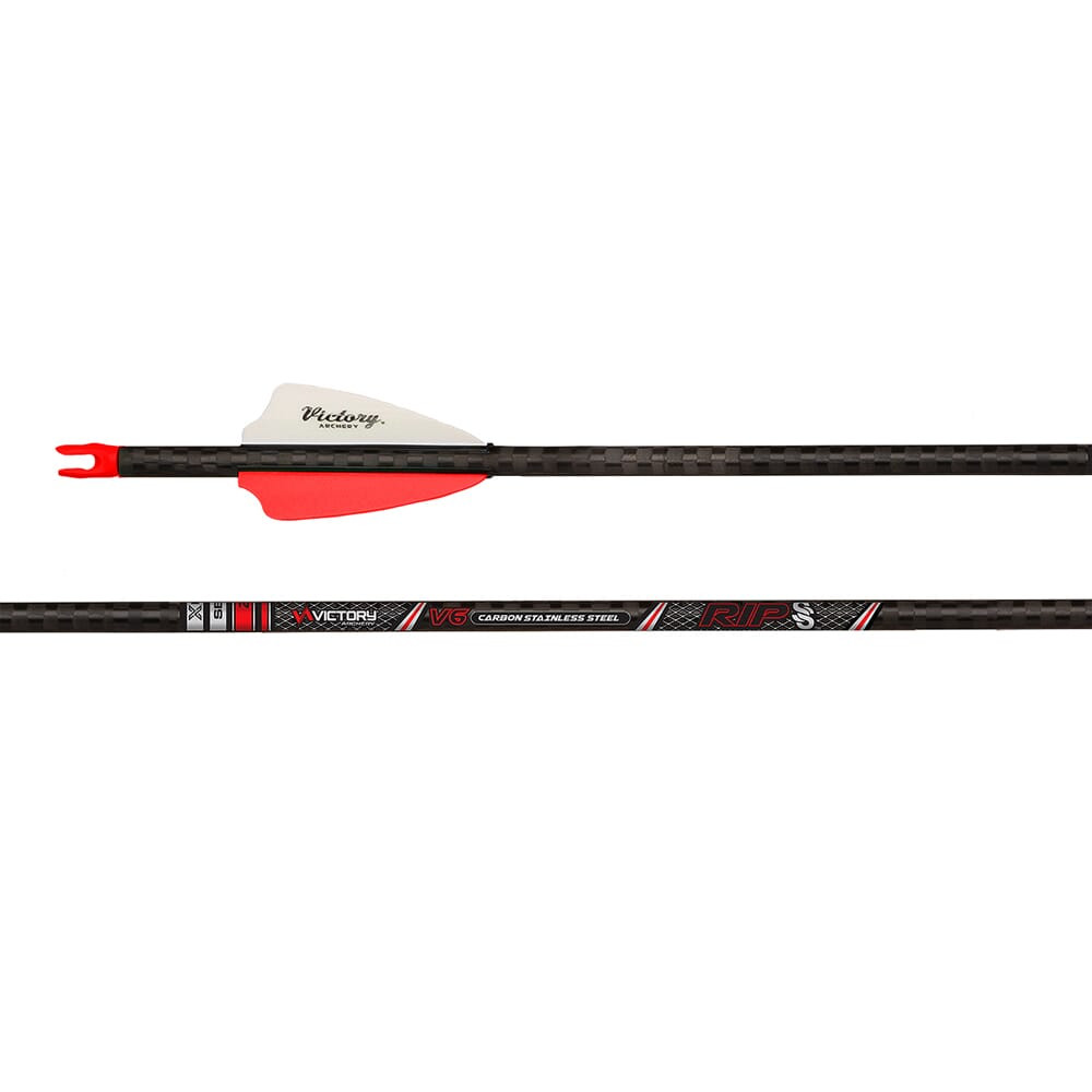 Victory Archery RIP SS Sport 200 GPI: 12.8 Fletched Arrow 6pk RIPSSS-200FX-6