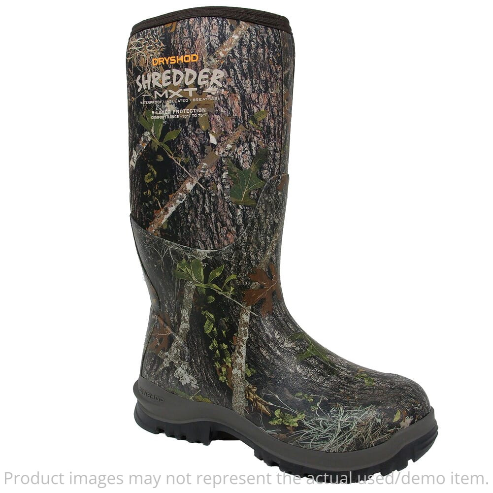 Dryshod USED Shredder MXT All Camo Size 11 Boots SHX-MH-CM-M11 - Wear on Boot Soles - Good Condition UA6278