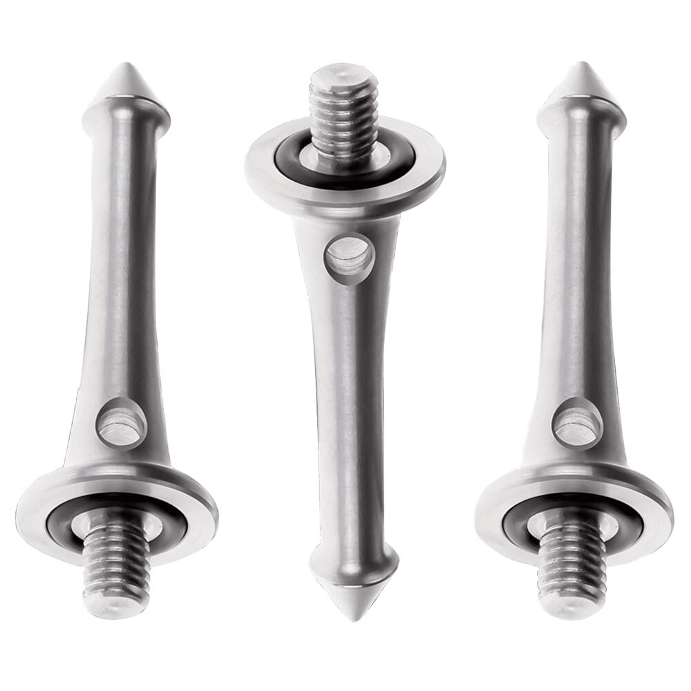 Really Right Stuff Stainless Steel Spike Tripod Foot (Set of 3) RRS-9000023