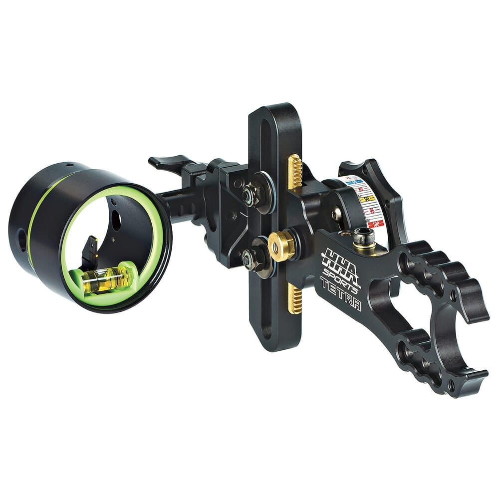 HHA Tetra RYZ 2519 w/.019 2-pin 1-5/8" Scope Green Top Pin & Yellow 2nd Pin RYZ-2519-GYEL