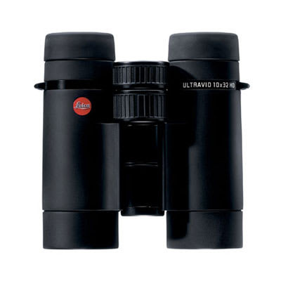 Leica Ultravid HD 10x32 Black Armor Binocular. In like new condition. Comes with case, lens covers, strap and instructions.-UA632