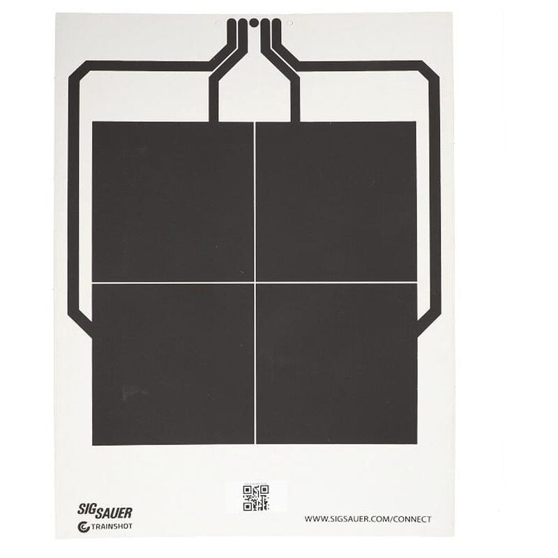 Sig Sauer T300 5-pk 4-Square Replacement Conductive Targets SC-T356