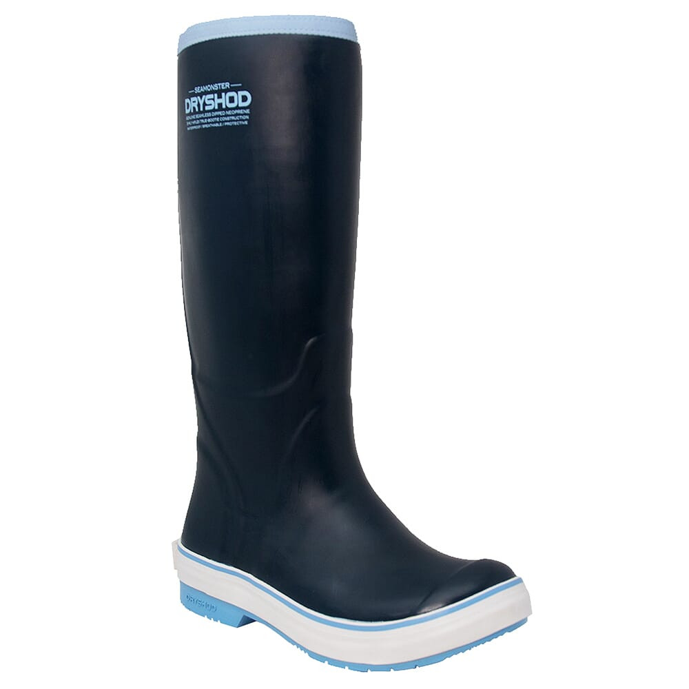 Dryshod Seamonster Navy/Lt Blue Size 6 Boots SEA-WH-NV-W06