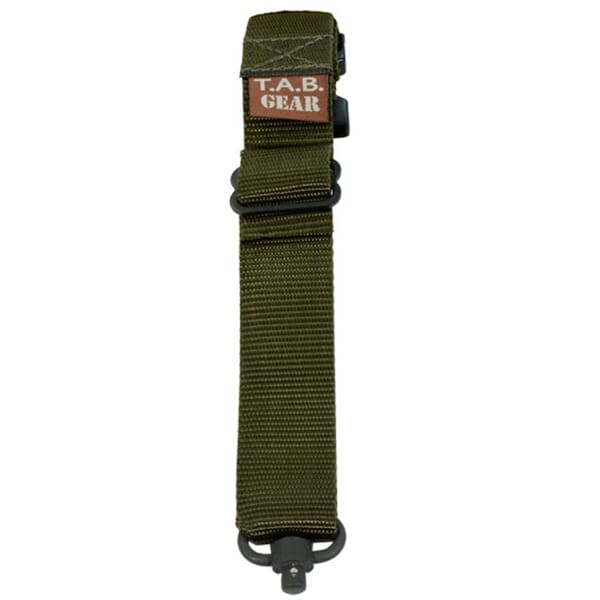 TAB Rifle Sling with Flush Cups - OD Green