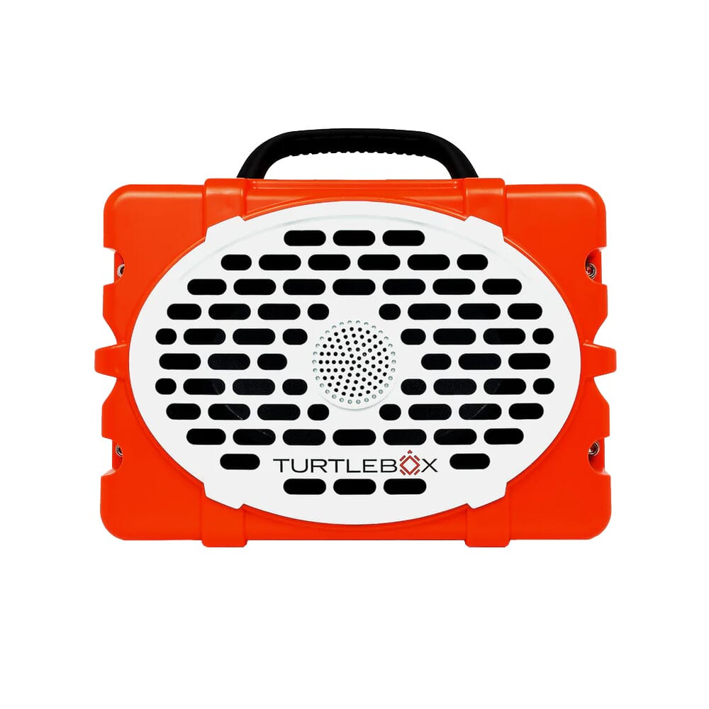 Turtlebox Gen 3 Speaker Orange and White TB-ORIG-G3-ORG-BLK-BLK-2