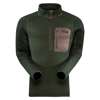 Sitka Core Mid Wt Zip T Forest Medium 10036-FO-M