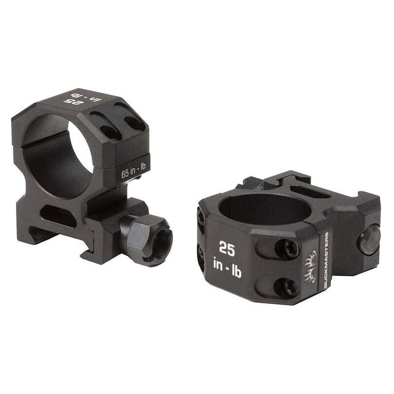 Sig Sauer Buckmasters 1" Low .85" Alum Matte Black Scope Rings SOA10033