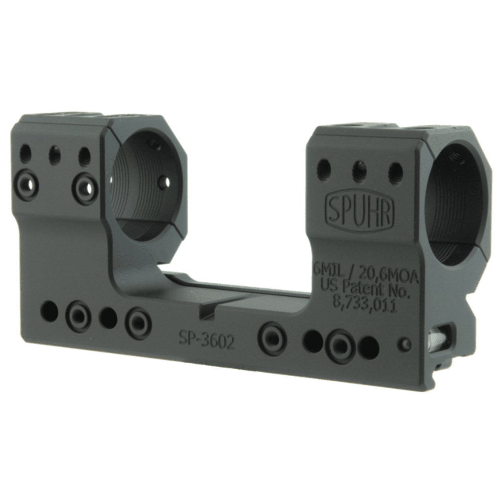 Spuhr Steel Side Clamp Picatinny Scope Mount 30mm H38mm/1.5" 6MIL/20MOA PIC SP-3602M